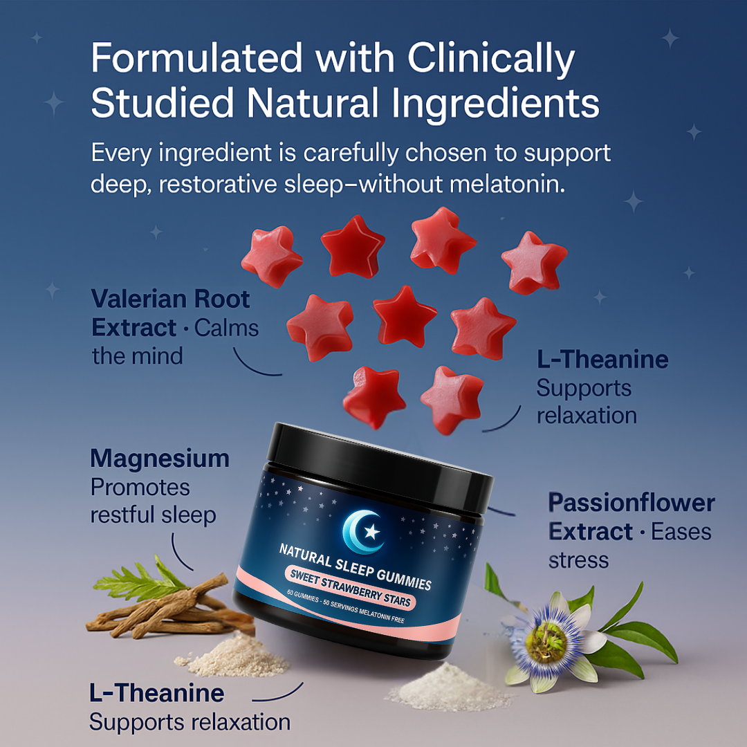 Mellow™ - Sleep Gummies — Melatonin-Free Formula
